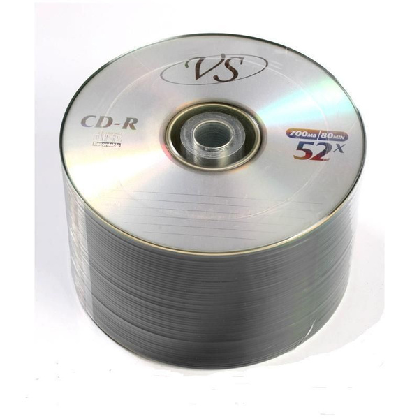 Диск CD-R VS 0.7 ГБ 52x bulk VSCDRB5003 (50 штук в упаковке) - купить с ...