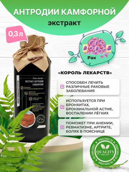 Экстракт Антродии камфорной 300 мл, LYMON купить на OZON по низкой цене ...