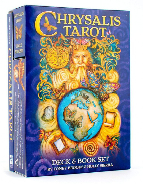 Карты Таро Chrysalis Tarot Deck Book Set US Games / Набор книг и колода ...