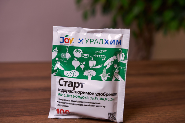 Водорастворимое удобрение "Старт" JOY УРАЛХИМ, 100 г - купить с ...
