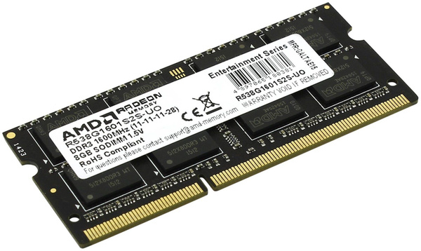 Модуль оперативной памяти AMD R538G1601S2S-U8 ГБ (R538G1601S2S-U ...