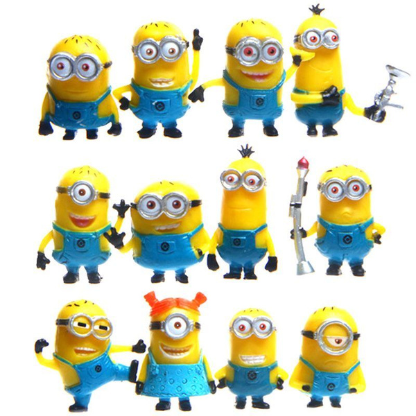 Гадкий я Миньоны Аниме фигурки / Minions Детские игрушки 12шт - купить ...