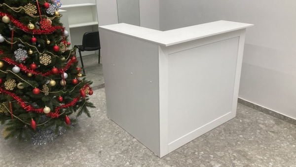 Стойка ресепшн угловые_Правый, 120х110х112 см - купить по выгодным ...