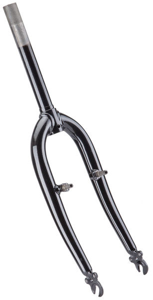 Вилка 20" 1" ЖВМЗ жёсткая резьб., V-обр.торм., стальная черная, шток ...