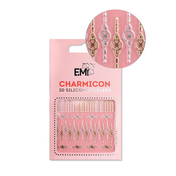 EMI Наклейки для дизайна ногтей Charmicon 3D Silicone Stickers №109 ...