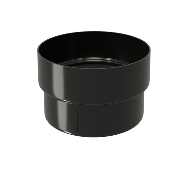 Муфта трубы 2 штуки черный (d 87/83 мм) соединительная ПВХ для ...