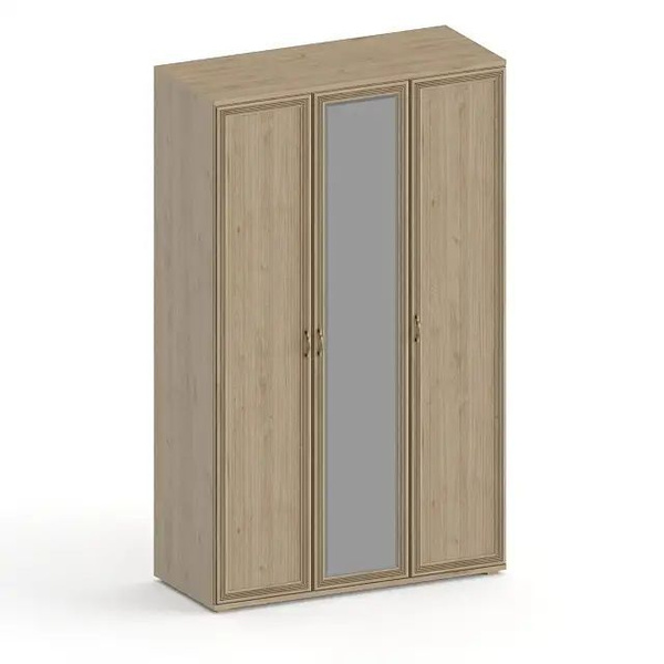 Шкаф распашной 1 МЕБЕЛЬНЫЙ Meb1 ШК 1001, 135x57.6x222.4 см - купить по ...