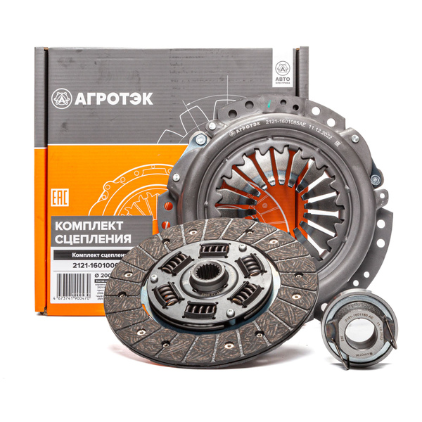 Комплект сцепления 2121-1601000 АЕ (корзина+диск+муфта) ВАЗ 2101-2107 ...