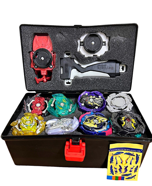 Кейс БейБлэйд Берст( Beyblade) Assembled GYRO 8 волчков, пускатели (6 ...