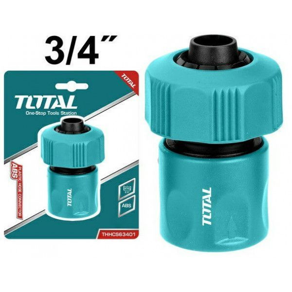 Соединитель для шланга 3/4" TOTAL без аквастопа, адаптер ...