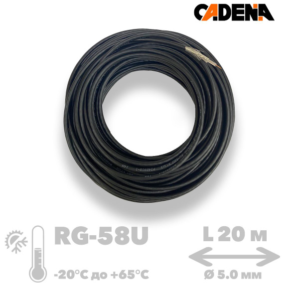 Кабель Cadena RG58U - купить по низкой цене в интернет-магазине OZON ...
