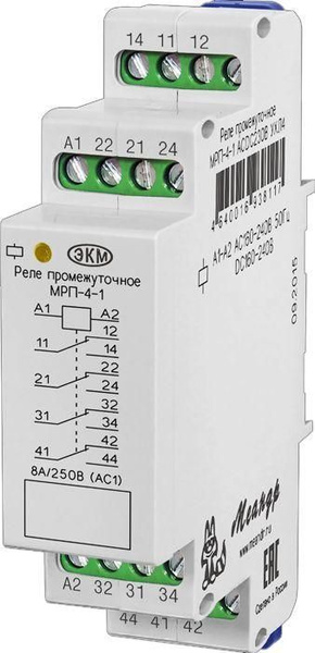 Реле импульсное IEK ORM 2 , ORM-02-AC/DC12-240V, 2 контакта 12-240V AC/DC - купи