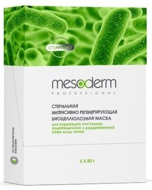 MESODERM Стерильная Интенсивно регенерирующая биоцеллюлозная маска для ...