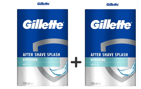 Лосьон после бритья Gillette Series Arctic Ice, мужской, 100 мл, 2 шт ...