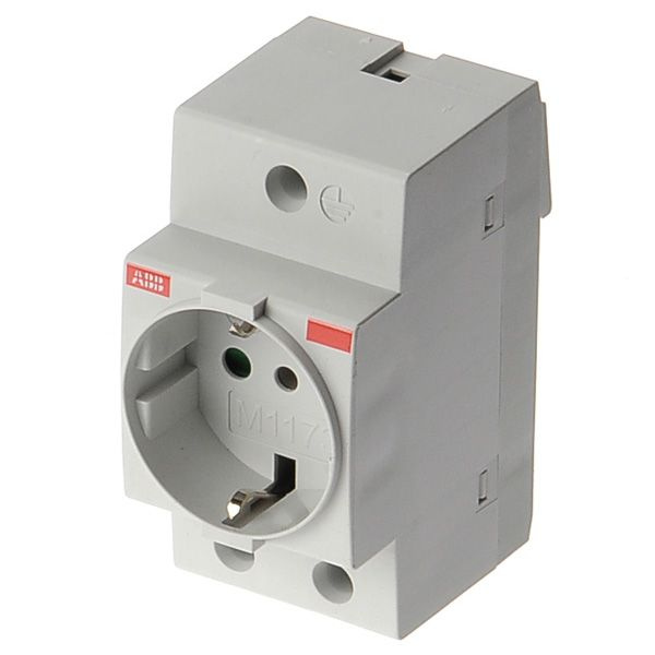 Розетка щитовая на DIN-рейку АВВ М1173 2P+E 16А 250В IP20 ...