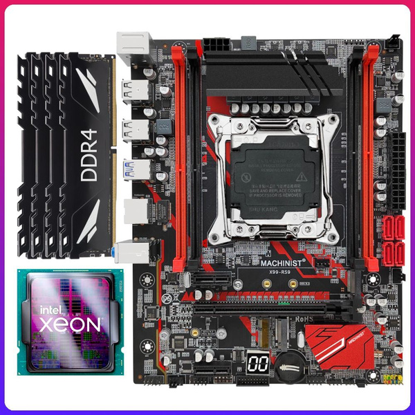 Характеристики MACHINIST Материнская плата X99-RS9 + процессор E5-2697 ...