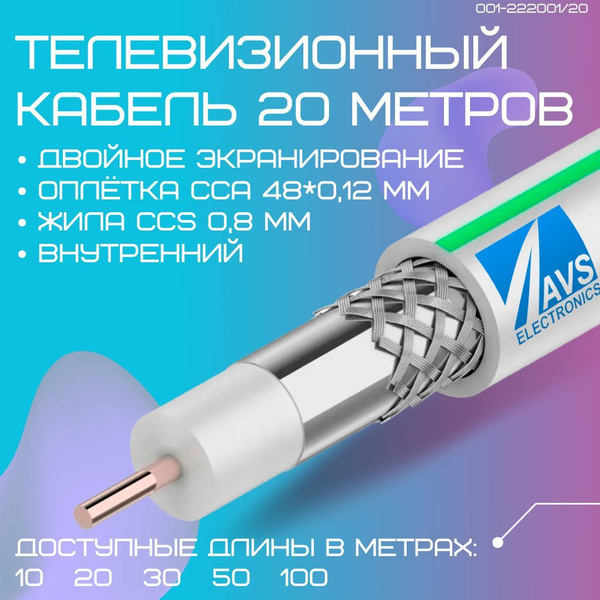Кабель Разъем для антенны (TV/F) Ripo Коаксиал 001-222001_ - купить по ...
