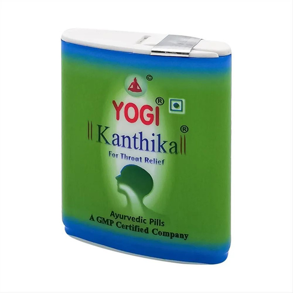 Йоги Кантика драже для лечения горла (Yogi Kanthika Yogi Ayurvedic) 140 ...