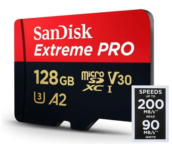Карта памяти SanDisk Extreme PRO 128 ГБ (SDSQXCD-128G-GN6MA) - купить с ...