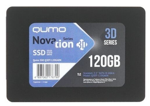 120 ГБ Внутренний SSD-диск QUMO Q3DT-120GSCY (Q3DT-120GSCY) - купить по ...