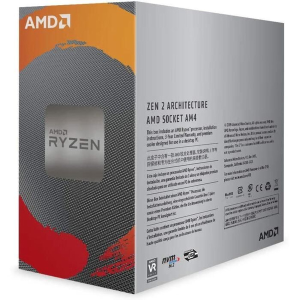 Процессор AMD 100-000000031BOX Ryzen 5, BOX (с кулером), 6 яд., 3.6 ГГц ...
