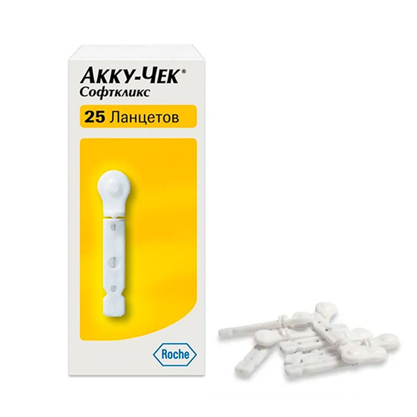 Ланцеты Акку-Чек Софткликс одноразовые для глюкометра / Accu-Chek ...