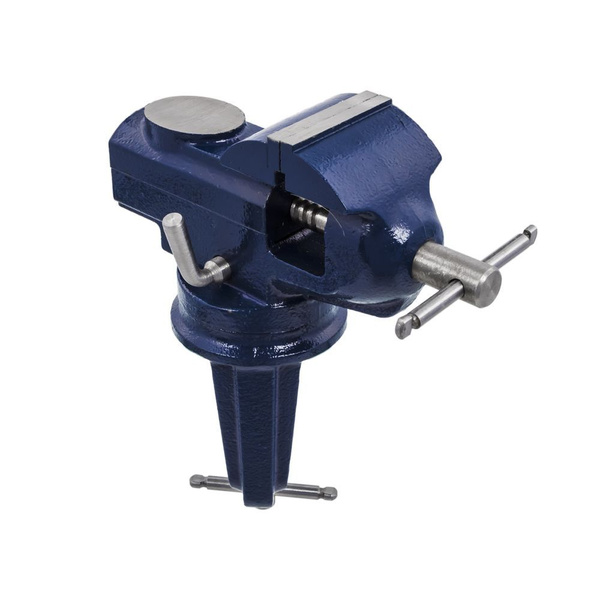 Тиски слесарные поворотные КОБАЛЬТ настольные, ширина губок 50 мм ...