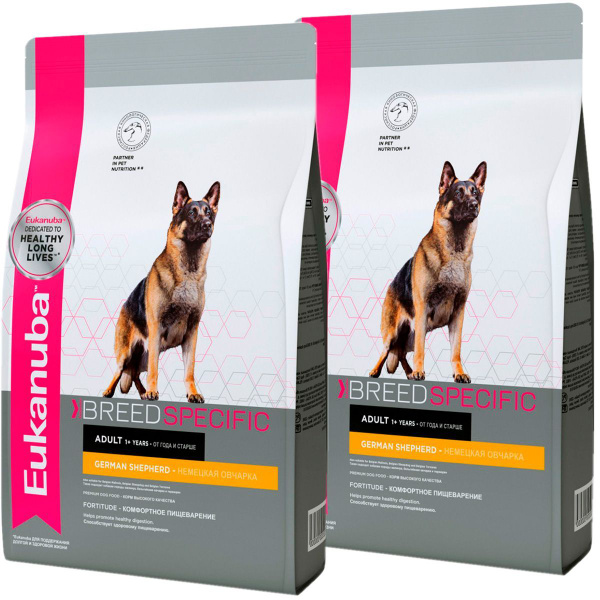 Сухой корм EUKANUBA GERMAN SHEPHERD для взрослых собак немецкая овчарка ...