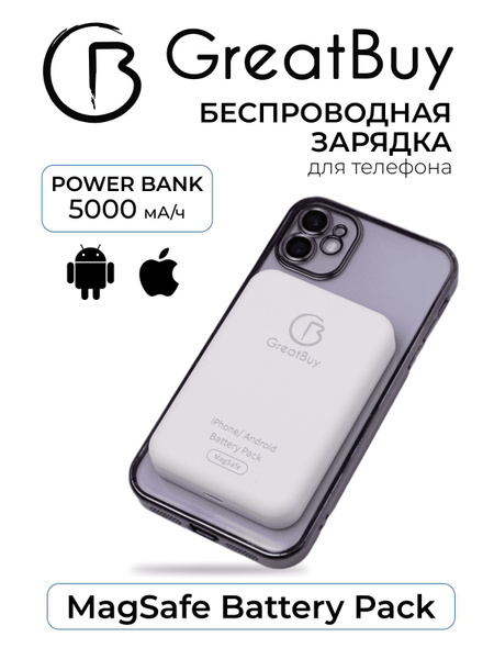Беспроводная магнитная зарядка для телефона / зарядка для смартфона с ...