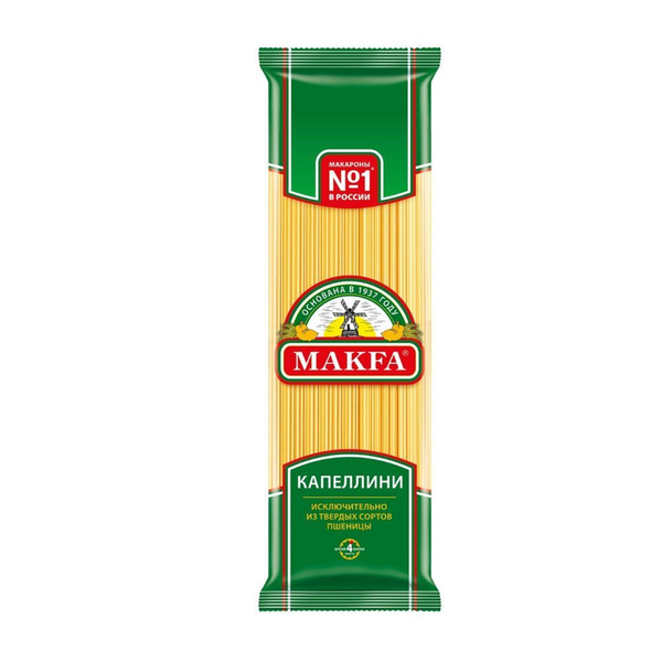 Макаронные изделия Makfa Капеллини, 450г - купить с доставкой по ...