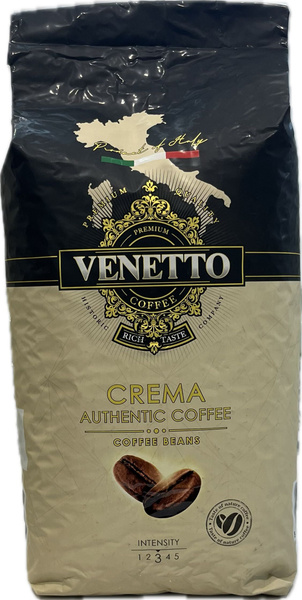 Кофе в зернах VENETTO CREMA 1000г. - купить с доставкой по выгодным ...