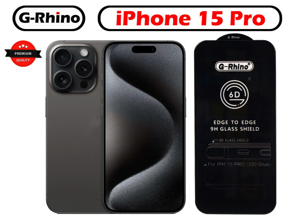 Защитное стекло G-Rhino для iPhone 15 Pro - купить с доставкой по ...
