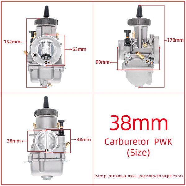 Мотоцикл Карбюратор PWK для Keihin 38 мм для двигателей Карбюратор ...