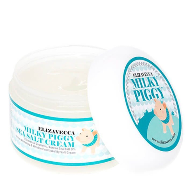 Крем для лица увлажняющий с морской солью Elizavecca Milky Piggy Sea ...