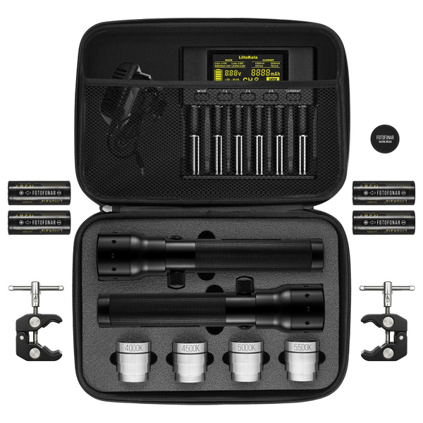 FOTOFONAR - X PRO (six colors) Набор джедая - 2 фонаря, 6 голов с ...