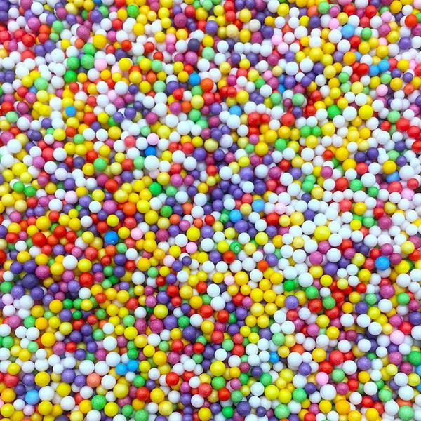 Шарики пенопласт, Ассорти, 2-4 мм, 10 гр. - купить по выгодной цене в ...