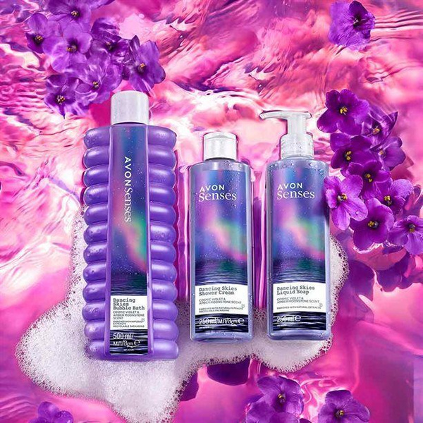 Эйвон/AVON Набор для тела "Небесное сияние".Пена 500 мл.,гель для душа ...
