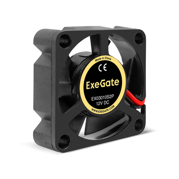 Вентилятор 12В DC ExeGate EX03010S2P (30x30x10 мм, Sleeve bearing ...