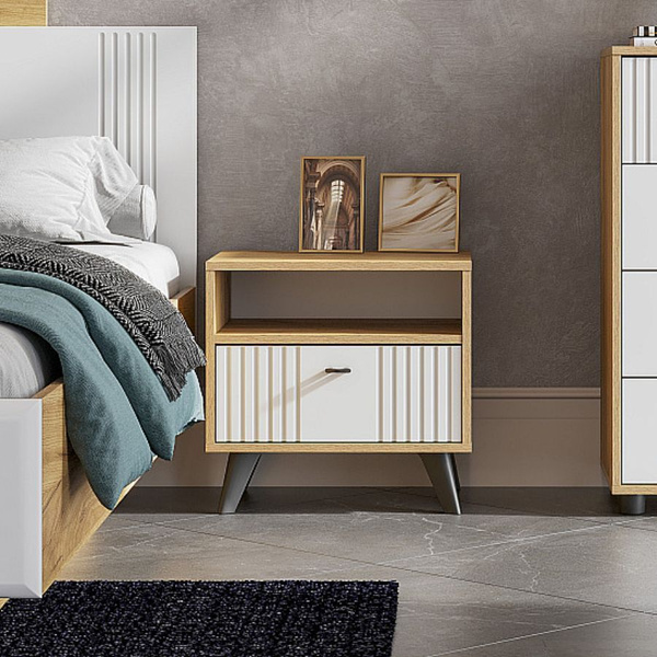 Тумба прикроватная sv мебель Милан, 50.1x38.1x47.8 см - купить по ...