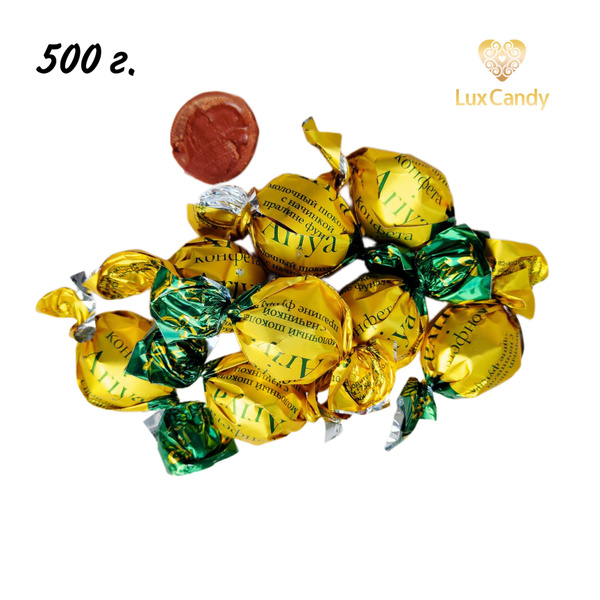 Натуральный молочный шоколад с начинкой пралине фундук, Lux Candy ...