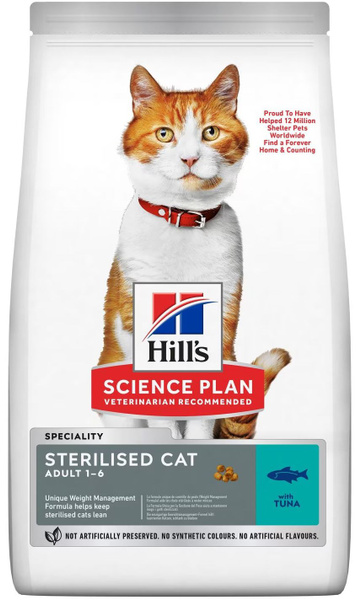 Корм Hill's Science Plan Sterilised Cat для стерилизованных кошек от 6 ...
