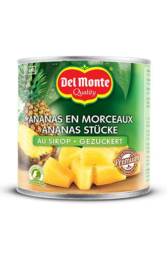 Del Monte Кусочки ананаса в сиропе 570 г. - купить с доставкой по ...