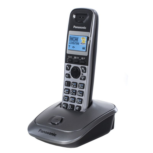 Тел. аппарат Panasonic KX-TG2511RUM - купить с доставкой по выгодным ...