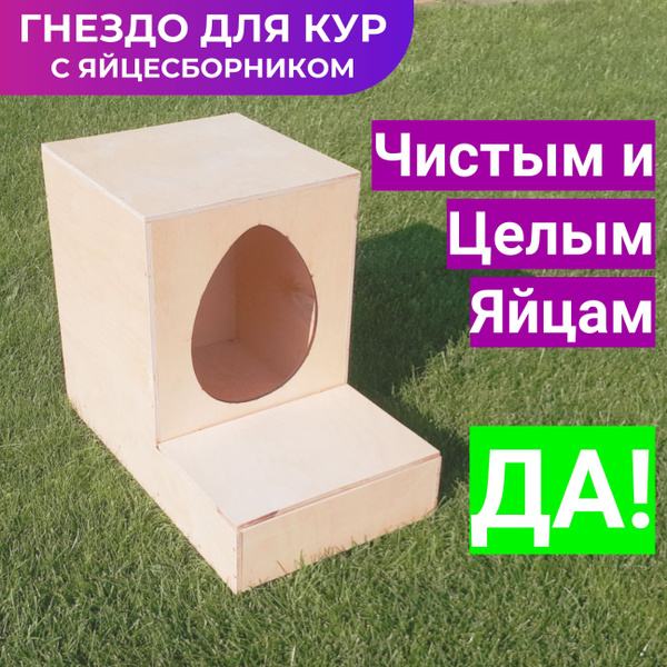 Гнездо для кур несушек с яйцесборником - купить с доставкой по выгодным ...