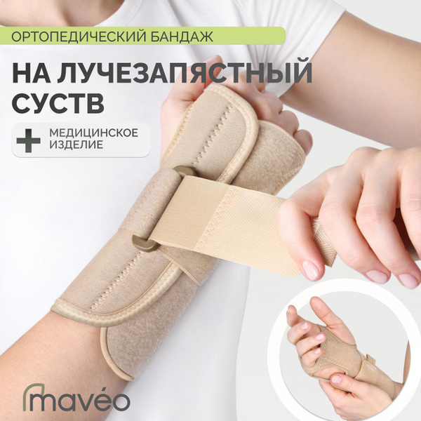 Ортез на лучезапястный сустав ортопедический, бандаж для руки, фиксатор ...