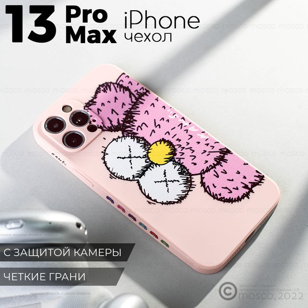 Чехол на айфон 13 про макс с принтом, iphone 13 pro max, защита камеры ...