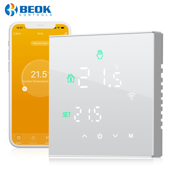 Датчик температуры теплого пола Beok Controls TGW60W-WIFI-EP - купить ...
