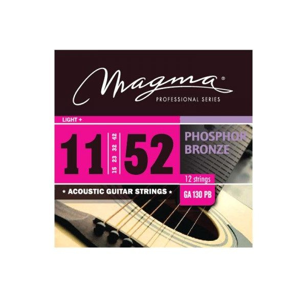 Струны для 12 струнной акустической. Magma Strings ga100g. Magma Strings ga130g. Струны 12-60.