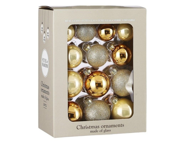 Елочная игрушка Edelman, Стекло, 6 см - купить в интернет-магазине OZON ...