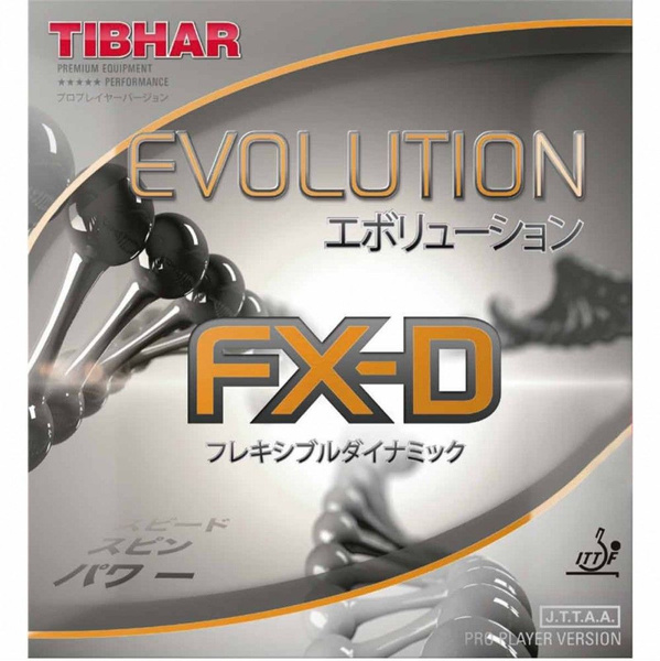 Накладка Tibhar EVOLUTION FX-D, цвет черный, толщина 2,1 - купить с ...